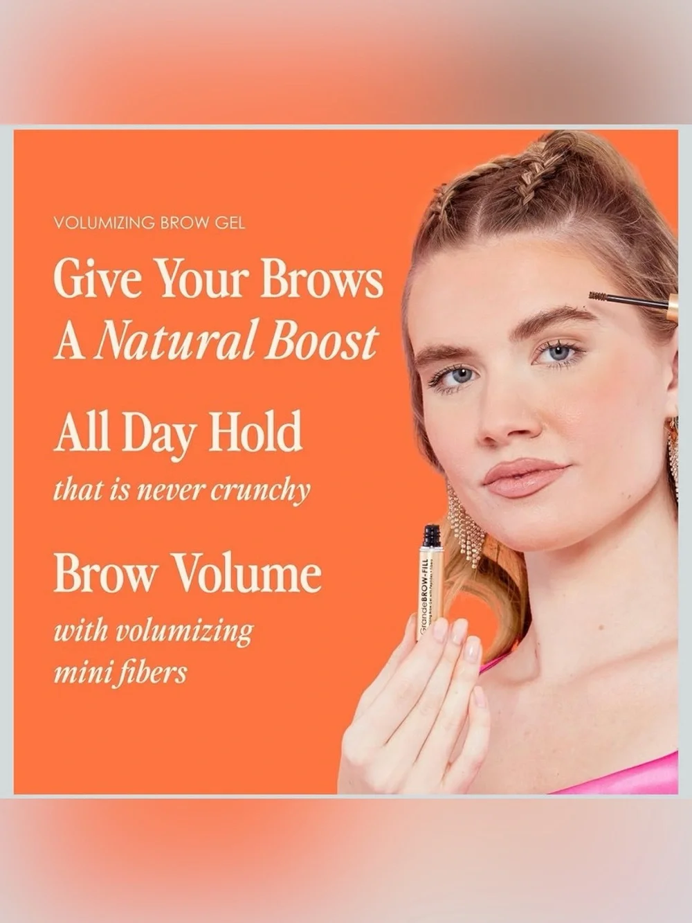 Grande Cosmetics GrandeBROW-FILL Volumizing Brow Gel — Clear